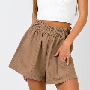 Princess Polly Orchid Bay Brown Shorts